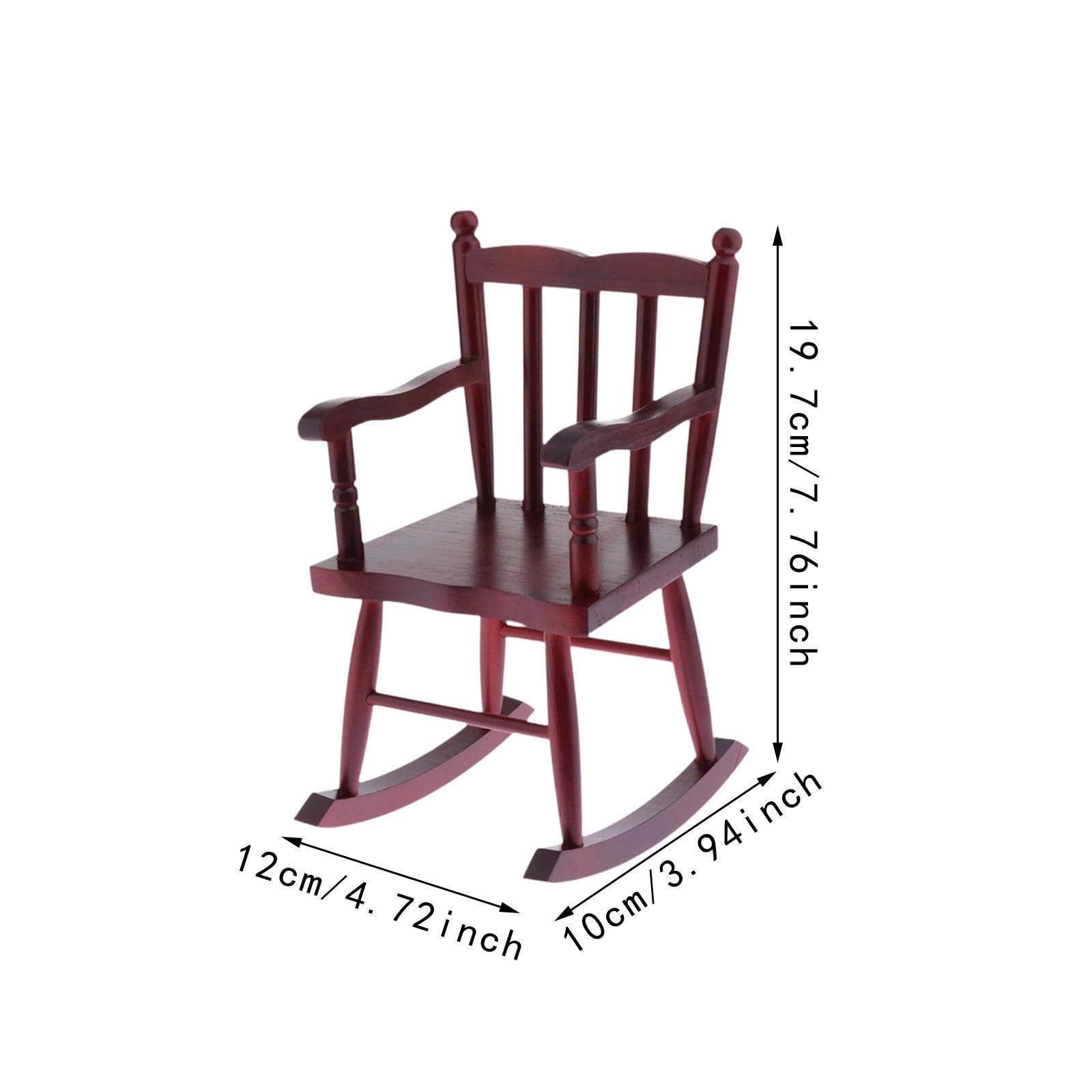 Amazon.co.jp: Shamiina 1/6スケール ドールハウス ロッキングチェア